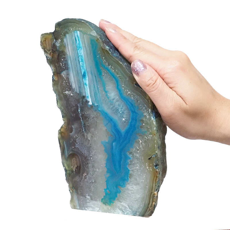 1.89kg Teal Agate Crystal Lamp S1150 5 1.89kg Teal Agate Crystal Lamp S1150 | Himalayan Salt Factory