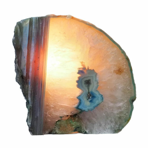 2.33kg Teal Agate Crystal Lamp S1156 | Himalayan Salt Factory