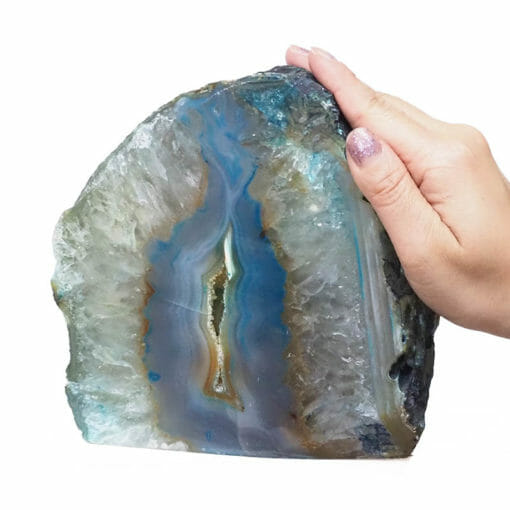 2.97kg Teal Agate Crystal Lamp S1157 | Himalayan Salt Factory