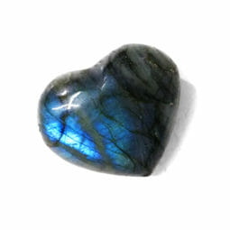 Labradorite Polished Heart Stone - Mini | Himalayan Salt Factory