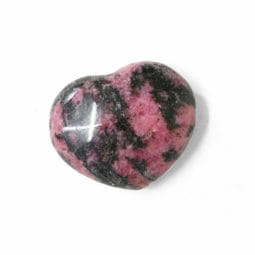 Rhodonite Polished Heart Stone - Tiny | Himalayan Salt Factory