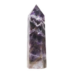 Chevron Amethyst Terminated Point DR383 | Himalayan Salt Factory