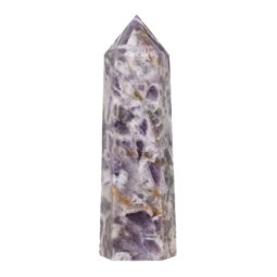 Chevron Amethyst Terminated Point DR385 | Himalayan Salt Factory