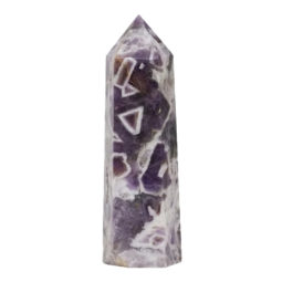 Chevron Amethyst Terminated Point DR385 | Himalayan Salt Factory