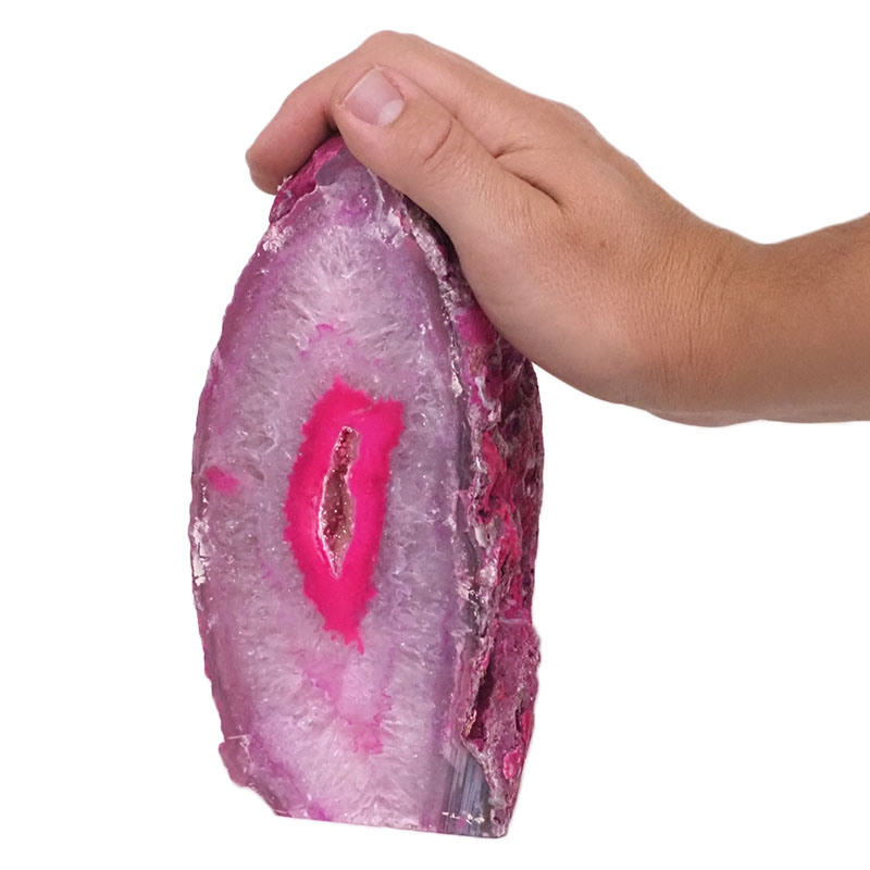 2.15kg Pink Agate Crystal Lamp L218 5 2.15kg Pink Agate Crystal Lamp L218 | Himalayan Salt Factory