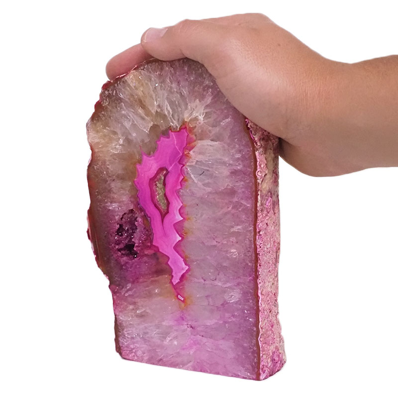 1.78kg Pink Agate Crystal Lamp L220 5 1.78kg Pink Agate Crystal Lamp L220 | Himalayan Salt Factory