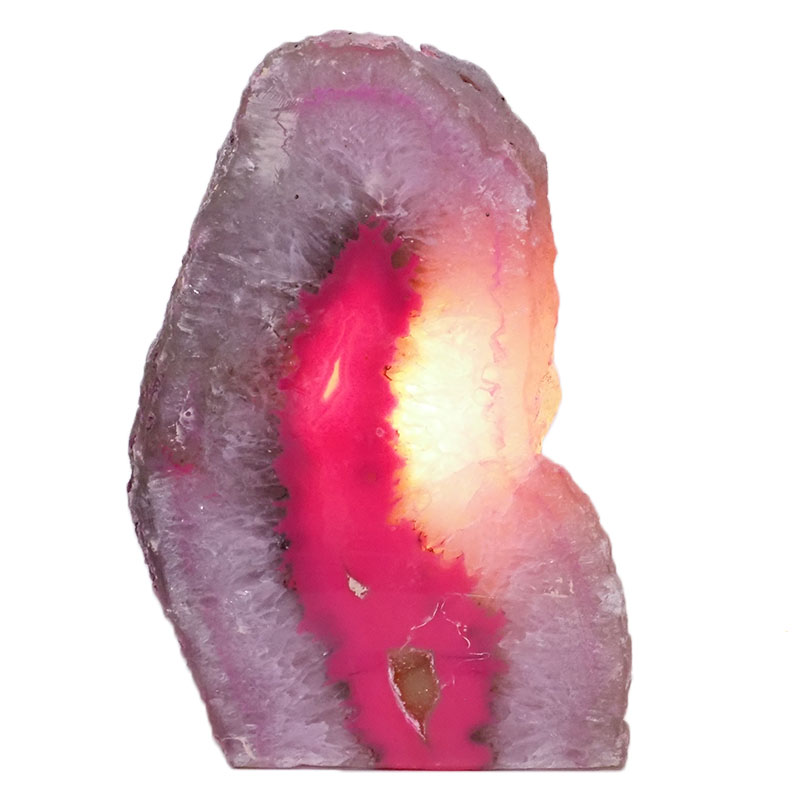 3.23kg Pink Agate Crystal Lamp L221 4 3.23kg Pink Agate Crystal Lamp L221 | Himalayan Salt Factory