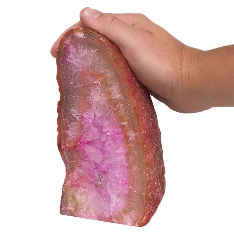 1.96kg Pink Agate Crystal Lamp L225 5 1.96kg Pink Agate Crystal Lamp L225 | Himalayan Salt Factory
