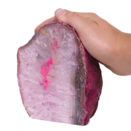 1.52kg Pink Agate Crystal Lamp L227 | Himalayan Salt Factory