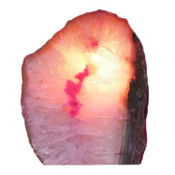 1.52kg Pink Agate Crystal Lamp L227 | Himalayan Salt Factory