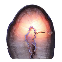3.65kg Purple Agate Crystal Lamp L232 | Himalayan Salt Factory