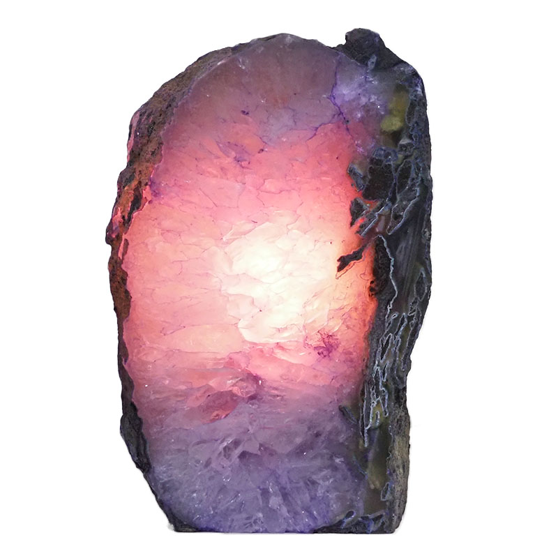 2.54kg Purple Agate Crystal Lamp L238 4 2.54kg Purple Agate Crystal Lamp L238 | Himalayan Salt Factory