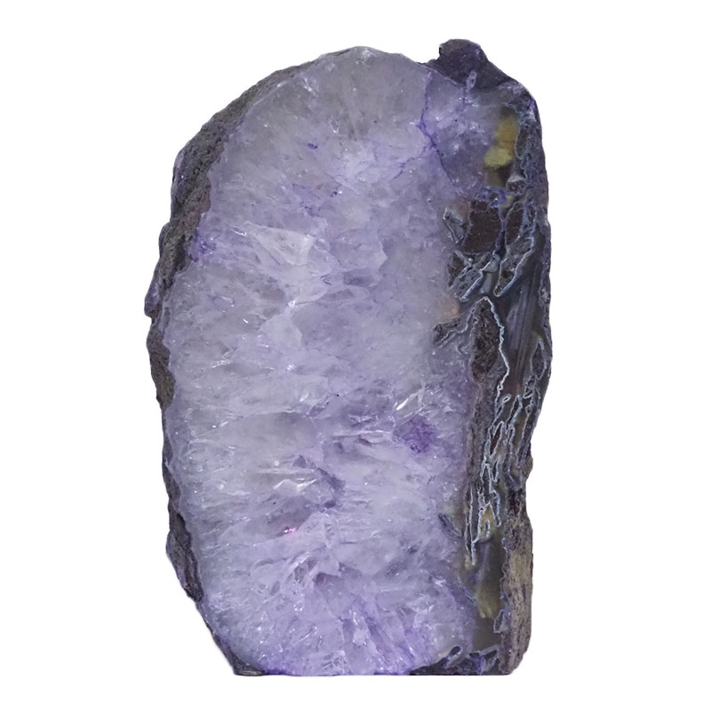 2.54kg Purple Agate Crystal Lamp L238 3 2.54kg Purple Agate Crystal Lamp L238 | Himalayan Salt Factory