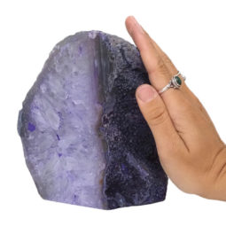 1.78kg Purple Agate Crystal Lamp L242 7 1.78kg Purple Agate Crystal Lamp L242 | Himalayan Salt Factory