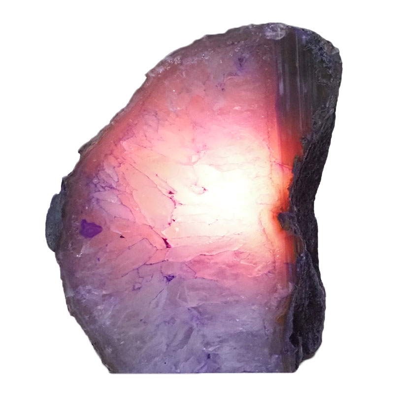1.78kg Purple Agate Crystal Lamp L242 4 1.78kg Purple Agate Crystal Lamp L242 | Himalayan Salt Factory
