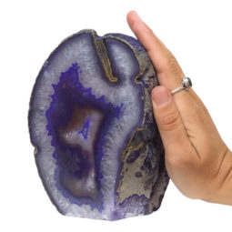 1.99kg Purple Agate Crystal Lamp L243 7 1.99kg Purple Agate Crystal Lamp L243 | Himalayan Salt Factory