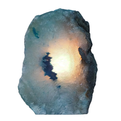 2.56kg Teal Agate Crystal Lamp L245 | Himalayan Salt Factory
