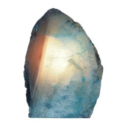 2.26kg Teal Agate Crystal Lamp L254 | Himalayan Salt Factory