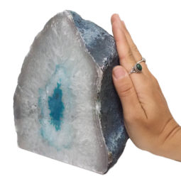 3.34kg Teal Agate Crystal Lamp L255 7 3.34kg Teal Agate Crystal Lamp L255 | Himalayan Salt Factory