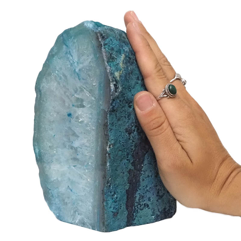 2.00kg Teal Agate Crystal Lamp L256 5 2.00kg Teal Agate Crystal Lamp L256 | Himalayan Salt Factory