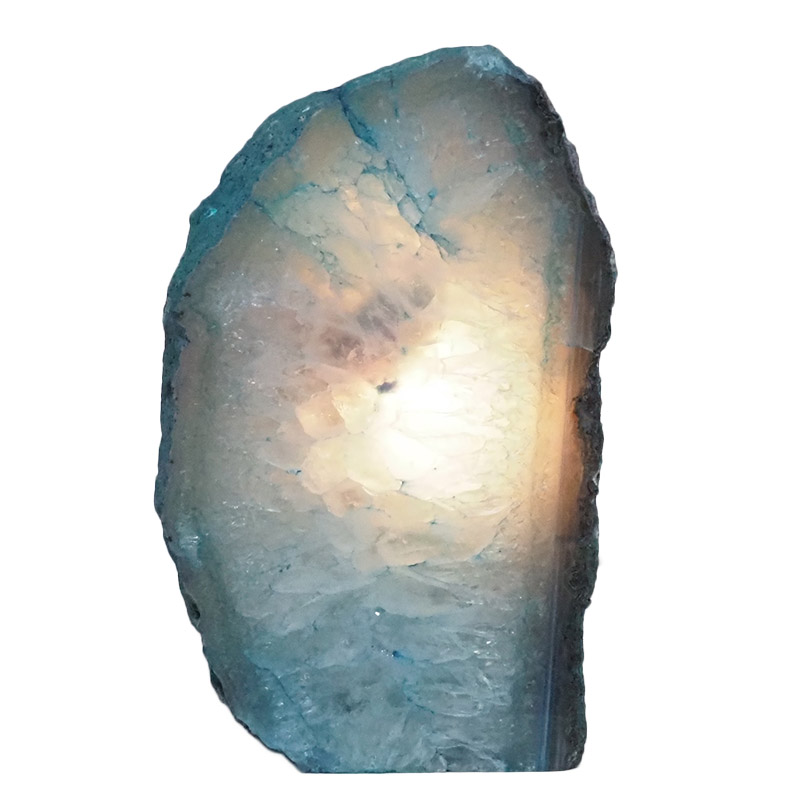 2.00kg Teal Agate Crystal Lamp L256 4 2.00kg Teal Agate Crystal Lamp L256 | Himalayan Salt Factory