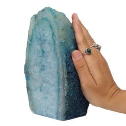2.50kg Teal Agate Crystal Lamp L258 | Himalayan Salt Factory