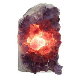3.58kg Natural Amethyst Crystal Lamp DS2293 | Himalayan Salt Factory