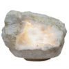 6.36kg Natural Calcite Geode Lamp with Large LED Light Base DB509 | Himalayan Salt Factory