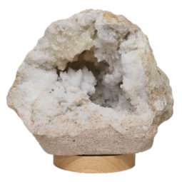 3.44kg Natural Calcite Geode Lamp with Large LED Light Base DS2264 8 3.44kg Natural Calcite Geode Lamp with Large LED Light Base DS2264 | Himalayan Salt Factory