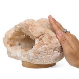 3.32kg Natural Calcite Geode Lamp with Large LED Light Base DS2265 9 3.32kg Natural Calcite Geode Lamp with Large LED Light Base DS2265 | Himalayan Salt Factory