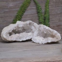 5.45kg Natural Calcite Geode Pair S1168 | Himalayan Salt Factory