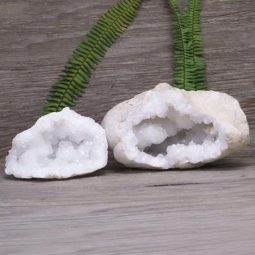 6.65kg Natural Calcite Geode Pair S1178 | Himalayan Salt Factory