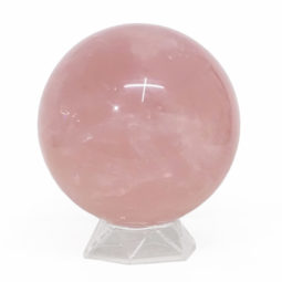 Natural Rose Quartz Sphere DR382 | Himalayan Salt Factory