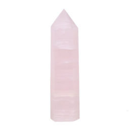 Rose Calcite Terminated Point DR390 | Himalayan Salt Factory