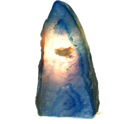 Blue Agate Lamp J16 | Himalayan Salt Factory