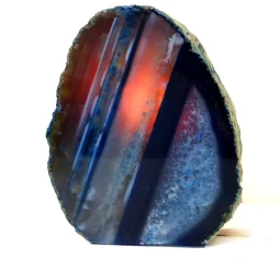 Blue Agate Lamp J23 | Himalayan Salt Factory