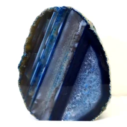 Blue Agate Lamp J23 | Himalayan Salt Factory