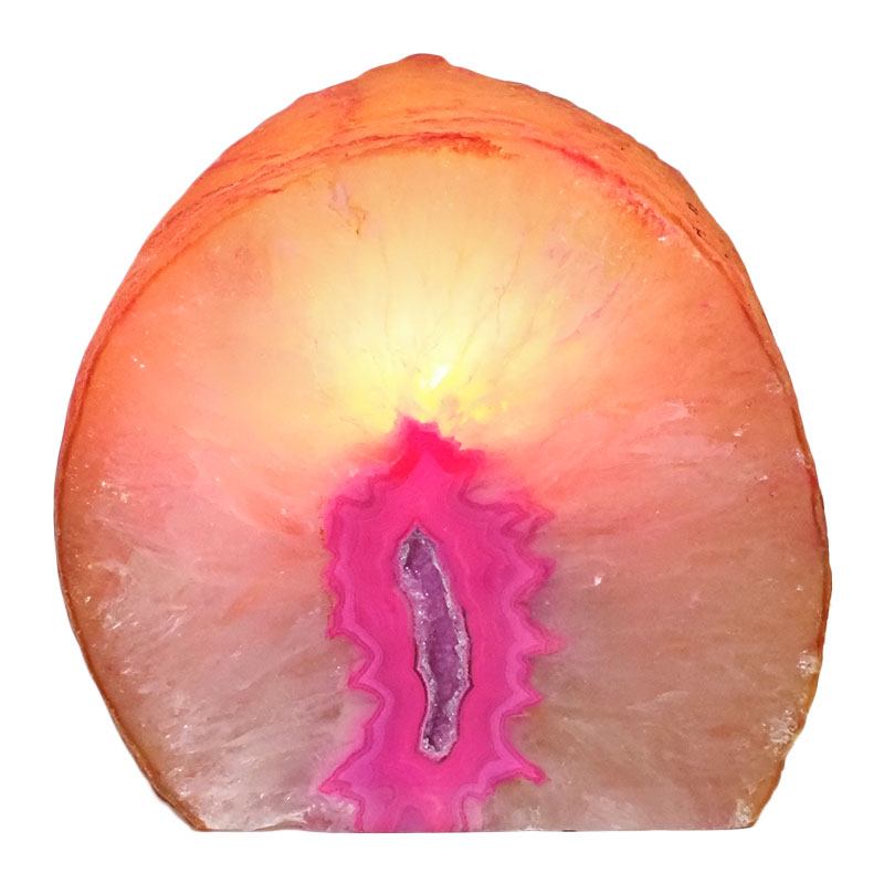 3.58kg Pink Agate Crystal Lamp J1988 4 3.58kg Pink Agate Crystal Lamp J1988 | Himalayan Salt Factory
