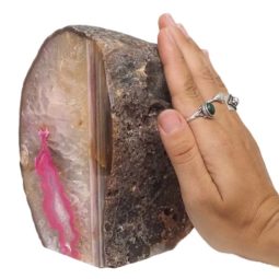 2.21kg Pink Agate Crystal Lamp J1996 7 2.21kg Pink Agate Crystal Lamp J1996 | Himalayan Salt Factory