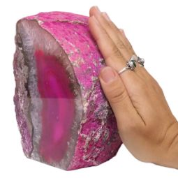 2.38kg Pink Agate Crystal Lamp J1999 | Himalayan Salt Factory