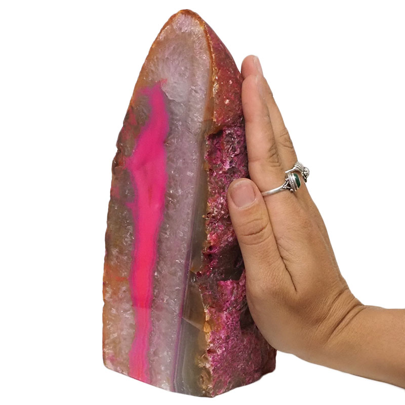 1.93kg Pink Agate Crystal Lamp J2000 5 1.93kg Pink Agate Crystal Lamp J2000 | Himalayan Salt Factory