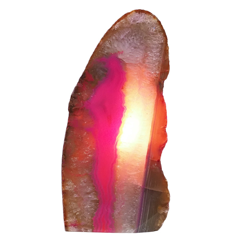 1.93kg Pink Agate Crystal Lamp J2000 4 1.93kg Pink Agate Crystal Lamp J2000 | Himalayan Salt Factory