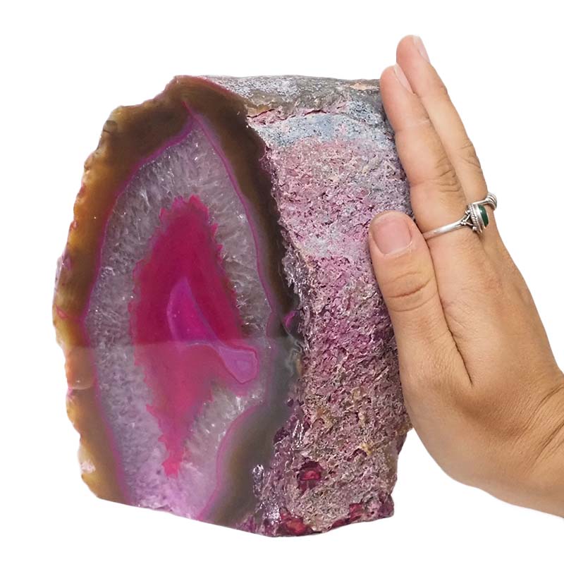 2.41kg Pink Agate Crystal Lamp J2001 5 2.41kg Pink Agate Crystal Lamp J2001 | Himalayan Salt Factory