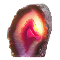 2.41kg Pink Agate Crystal Lamp J2001 6 2.41kg Pink Agate Crystal Lamp J2001 | Himalayan Salt Factory