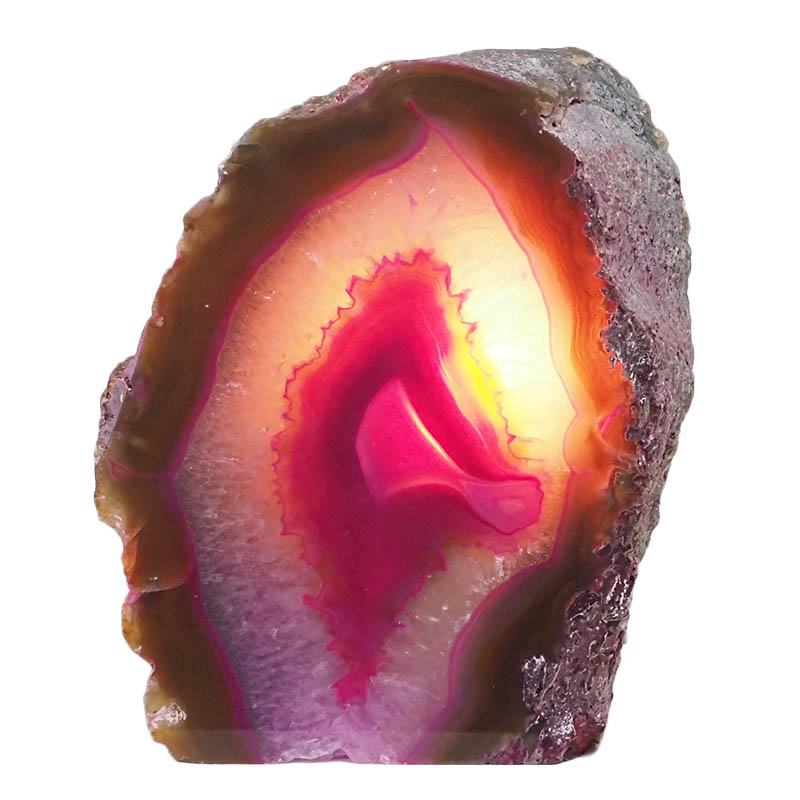 2.41kg Pink Agate Crystal Lamp J2001 4 2.41kg Pink Agate Crystal Lamp J2001 | Himalayan Salt Factory