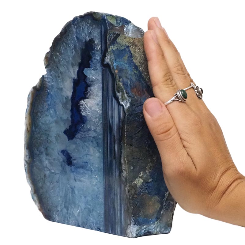 2.82kg Blue Agate Crystal Lamp J2008 5 2.82kg Blue Agate Crystal Lamp J2008 | Himalayan Salt Factory