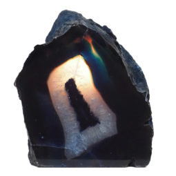 2.89kg Blue Agate Crystal Lamp J2012 | Himalayan Salt Factory
