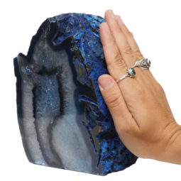 3.37kg Blue Agate Crystal Lamp J2013 7 3.37kg Blue Agate Crystal Lamp J2013 | Himalayan Salt Factory