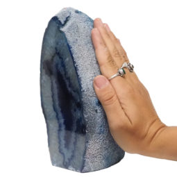 2.47kg Blue Agate Crystal Lamp J2017 7 2.47kg Blue Agate Crystal Lamp J2017 | Himalayan Salt Factory