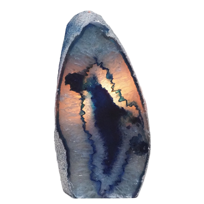2.47kg Blue Agate Crystal Lamp J2017 4 2.47kg Blue Agate Crystal Lamp J2017 | Himalayan Salt Factory